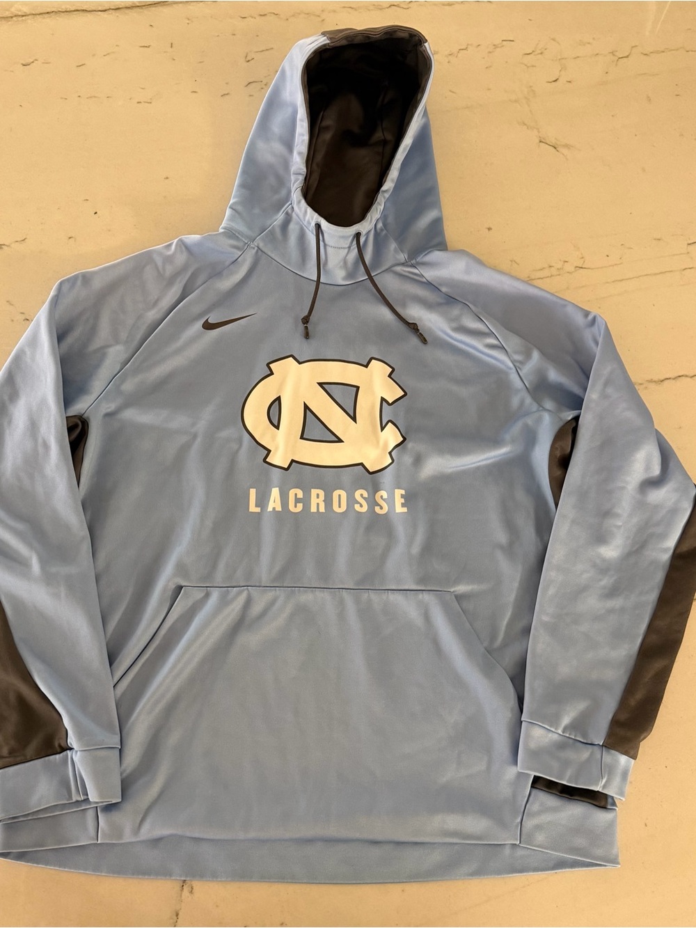 Nike UNC North Carolina Lacrosse Hoodie Men’s Size XL Blue